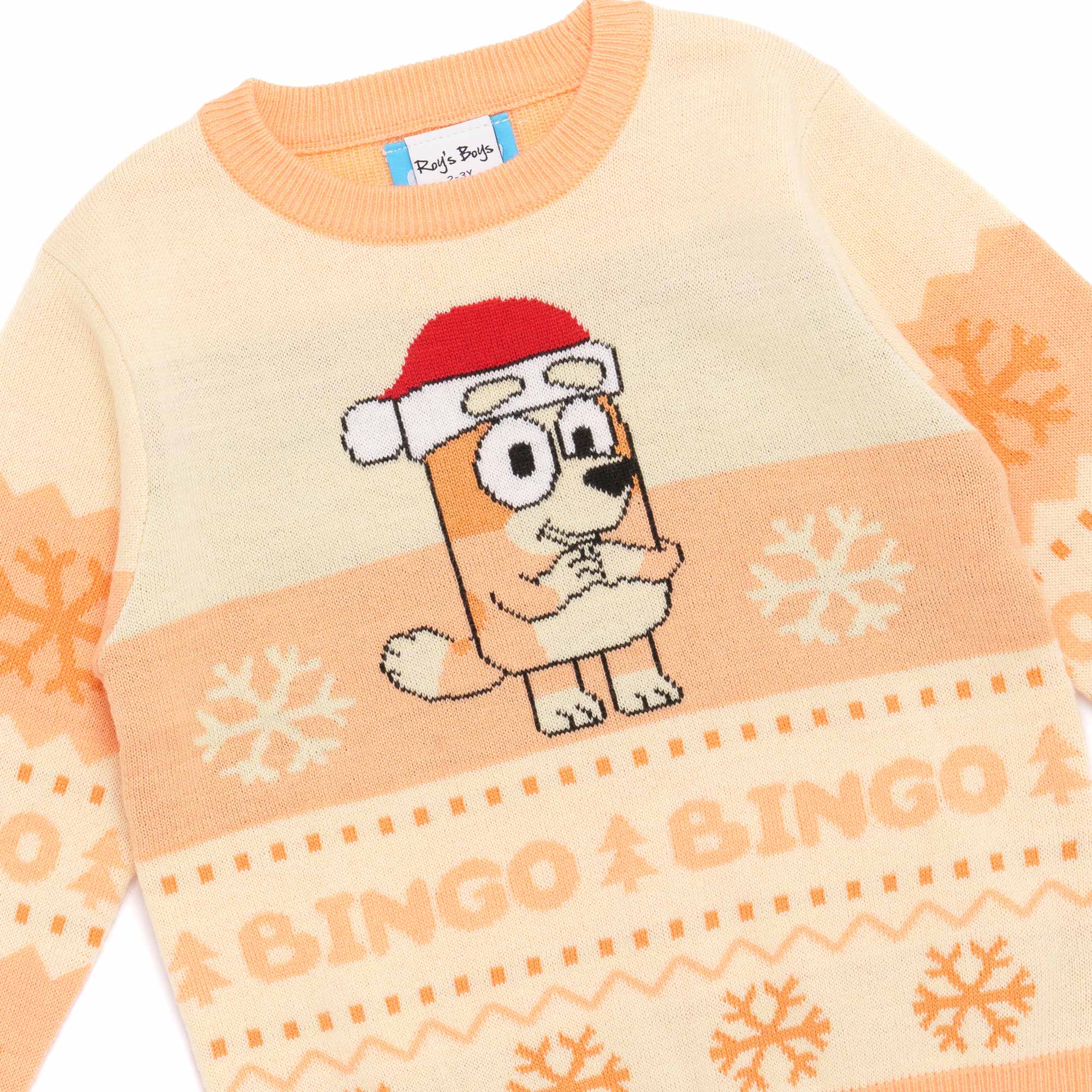 Bluey 'Bingo' Children's Knitted Christmas Jumper - Image 4