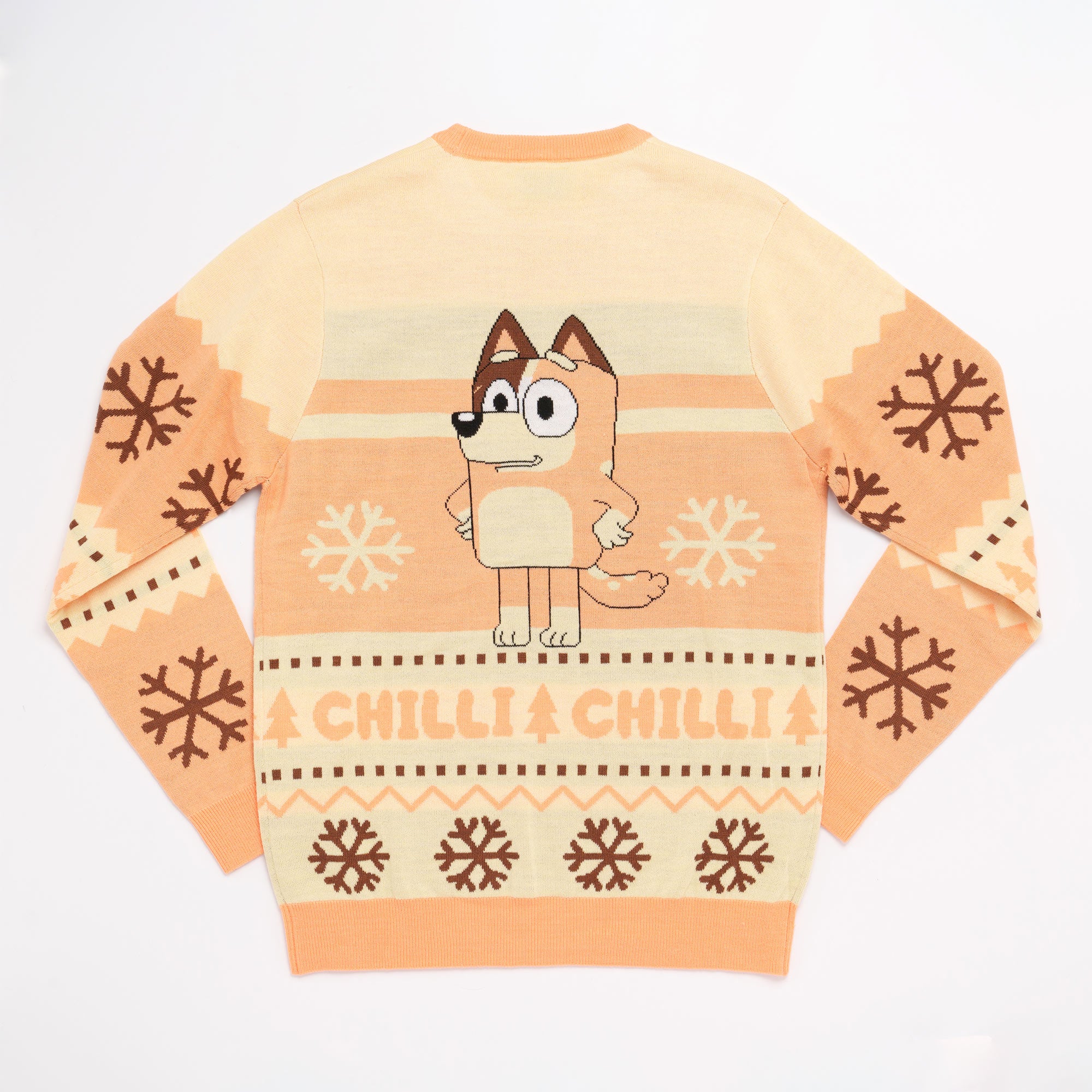 Bluey 'Chilli' Adults Knitted Christmas Jumper - Image 4