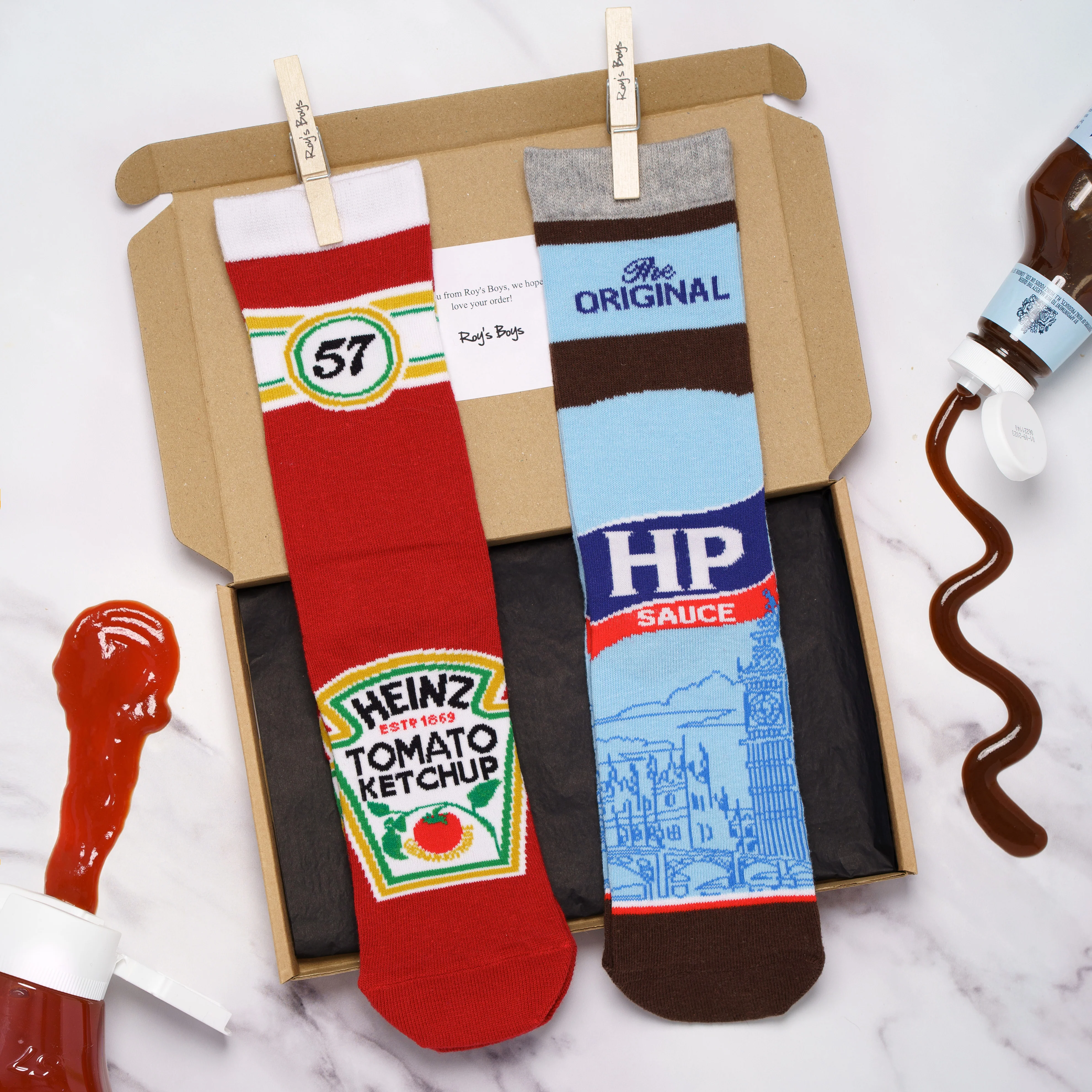 Heinz Tomato Ketchup Adult Socks - Image 3