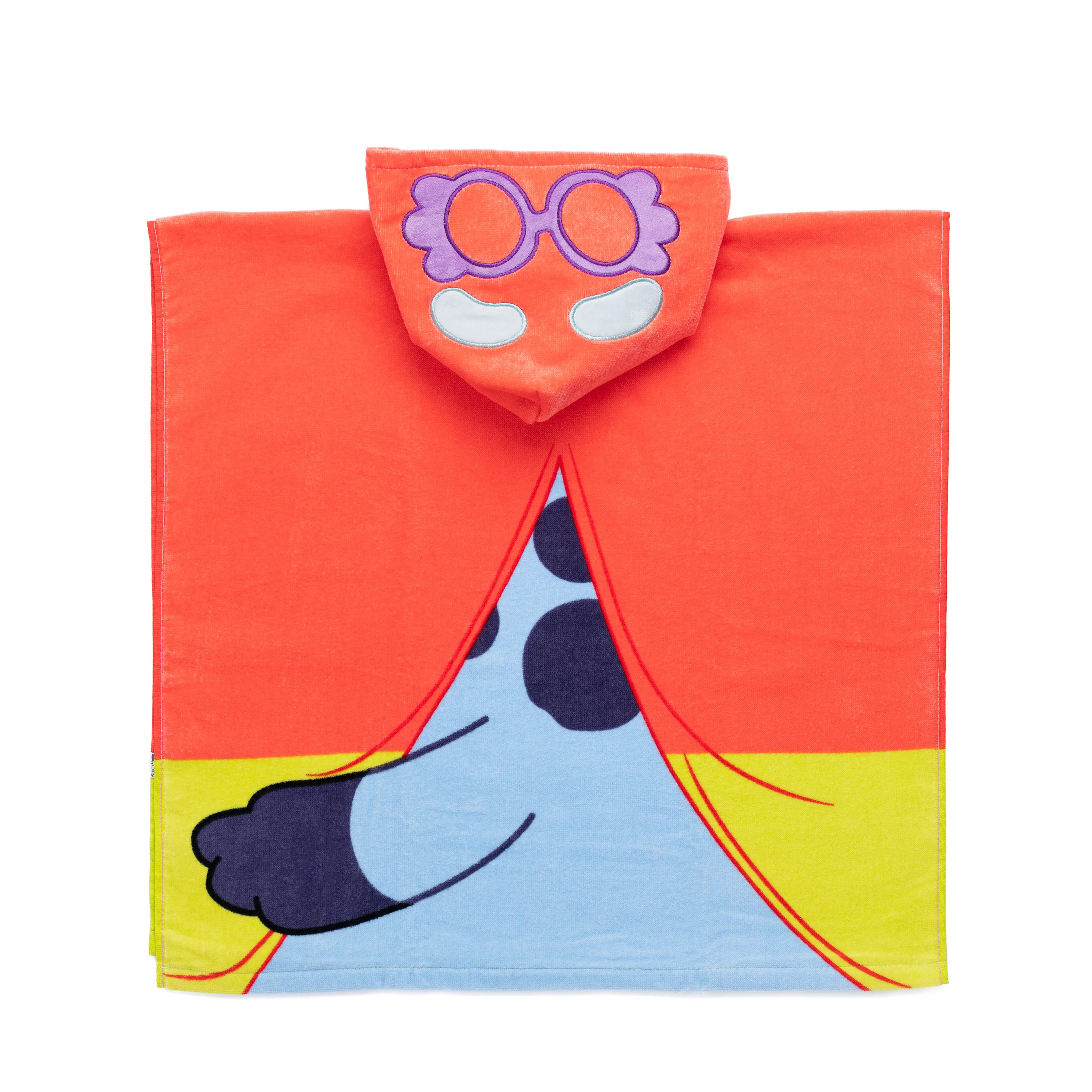 Janet (Bluey) Kids' Hooded Poncho Towel - Image 6