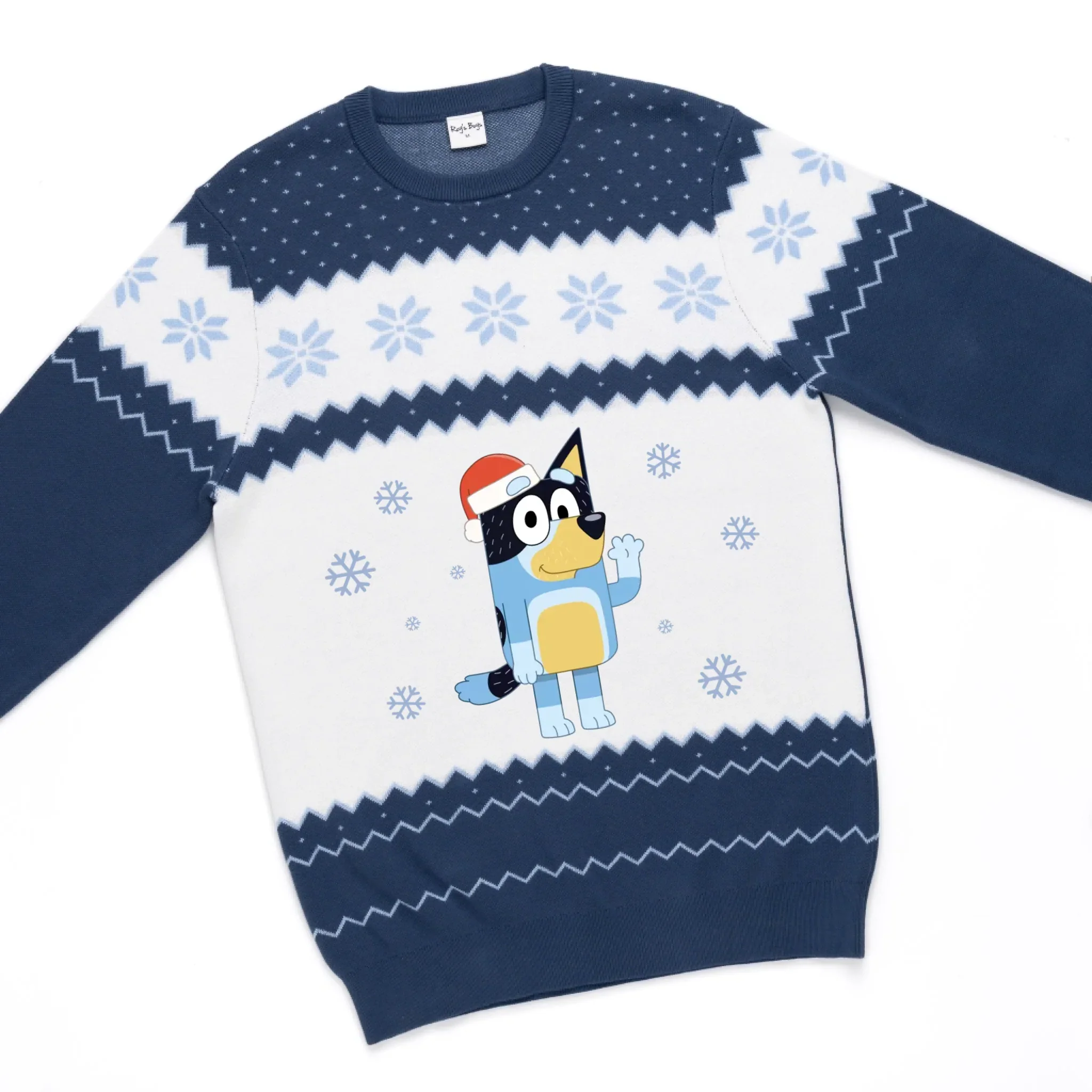 Personalised Bluey Adult Knitted Christmas Jumper - Image 11
