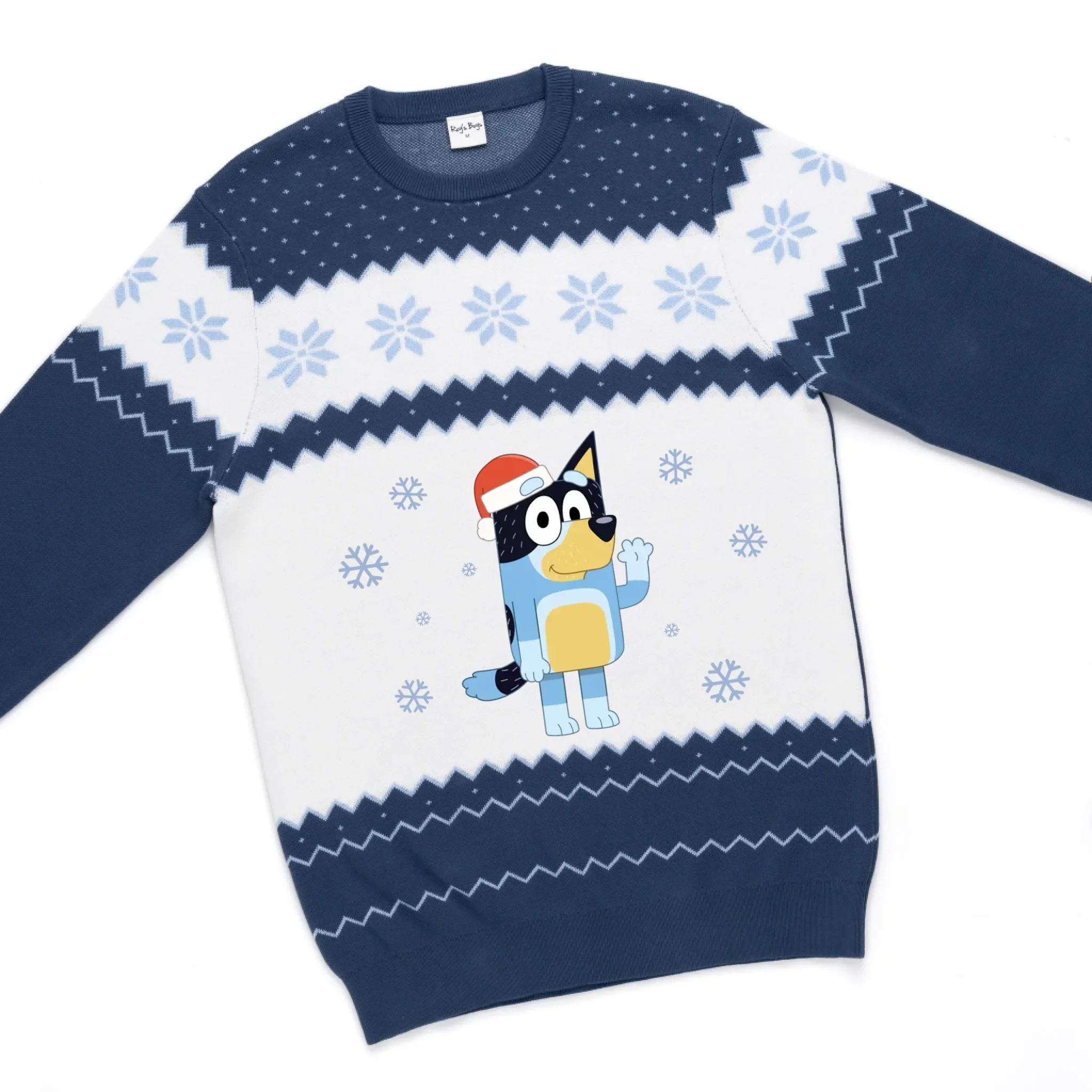 Personalised Bluey Adult Knitted Christmas Jumper - Image 19