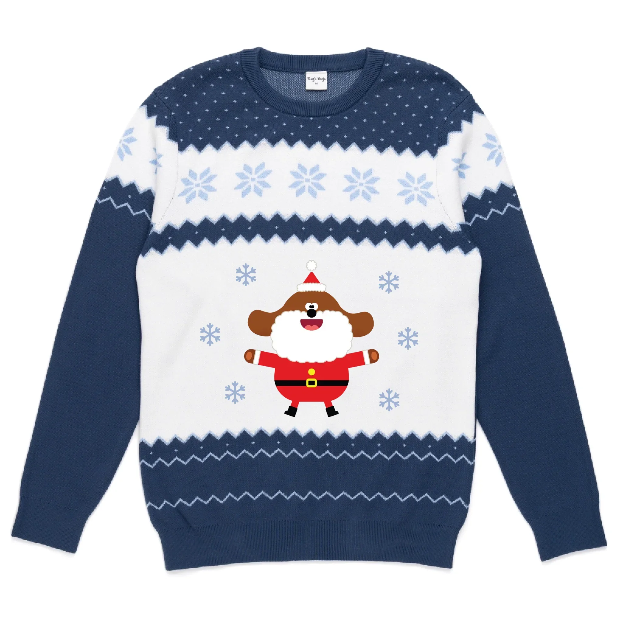 Personalised Hey Duggee Adult Knitted Christmas Jumper - Image 6