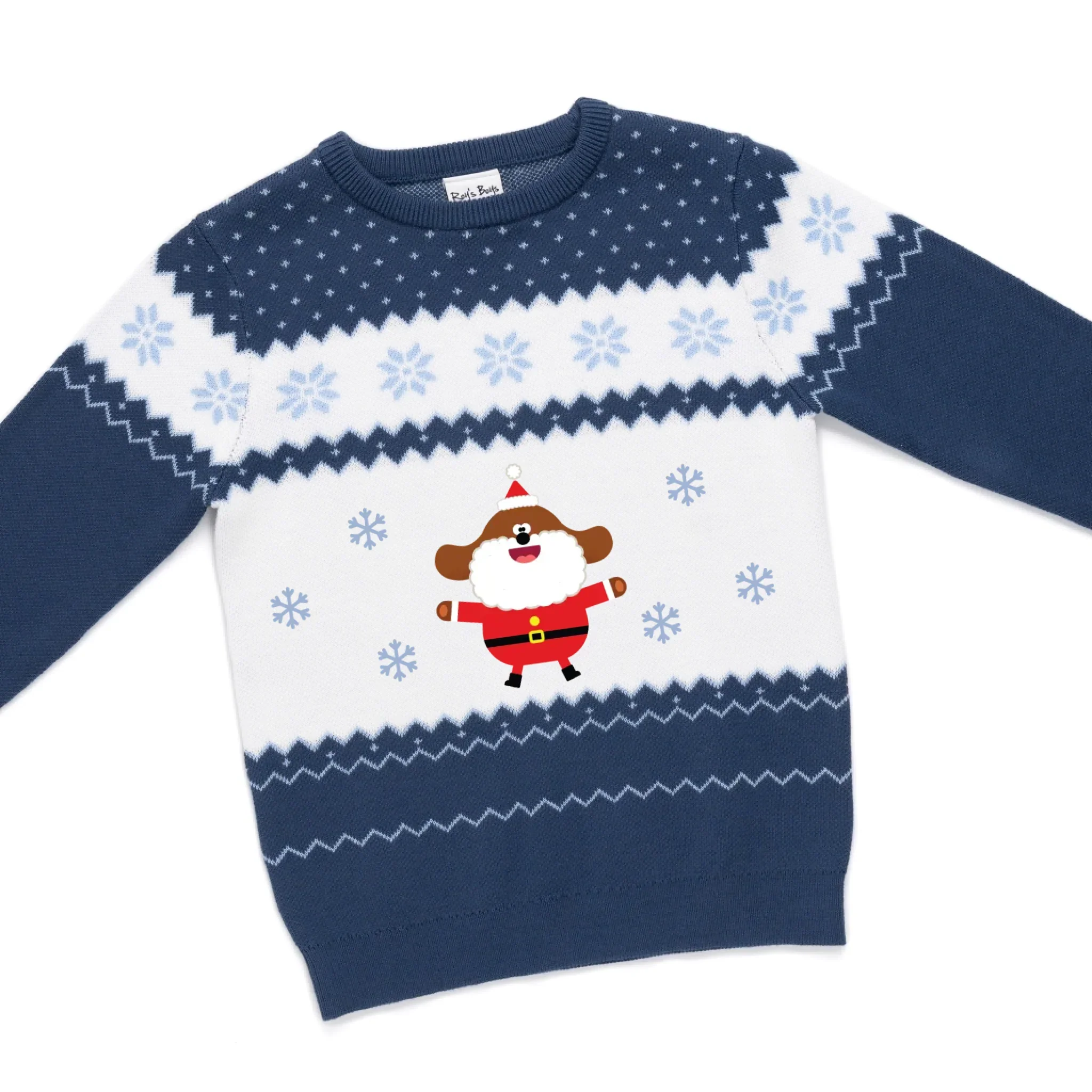 Personalised Hey Duggee Kids' Knitted Christmas Jumper - Image 3