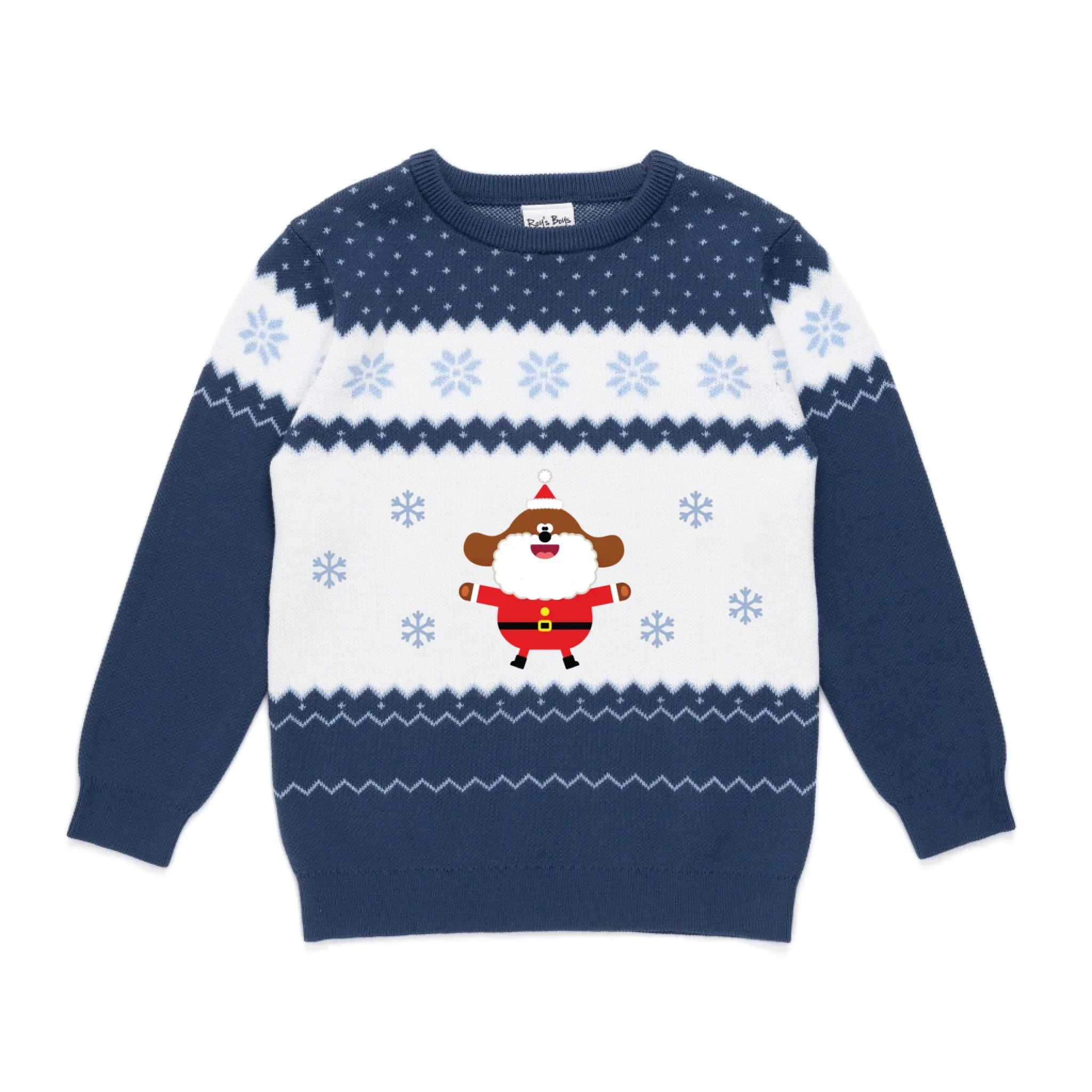 Personalised Hey Duggee Kids' Knitted Christmas Jumper - Image 6