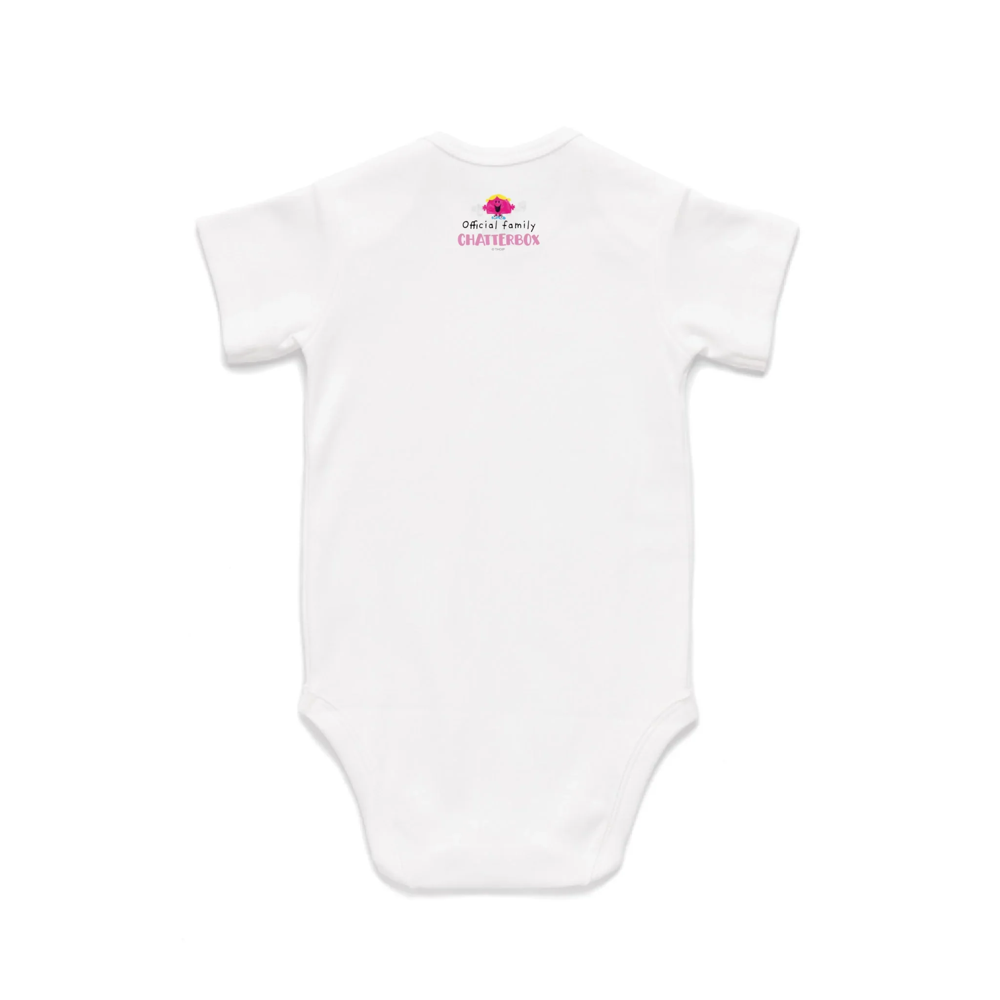 Personalised Mummy/Daddy's Little Miss Chatterbox Baby Short Sleeve Bodysuit - Image 3