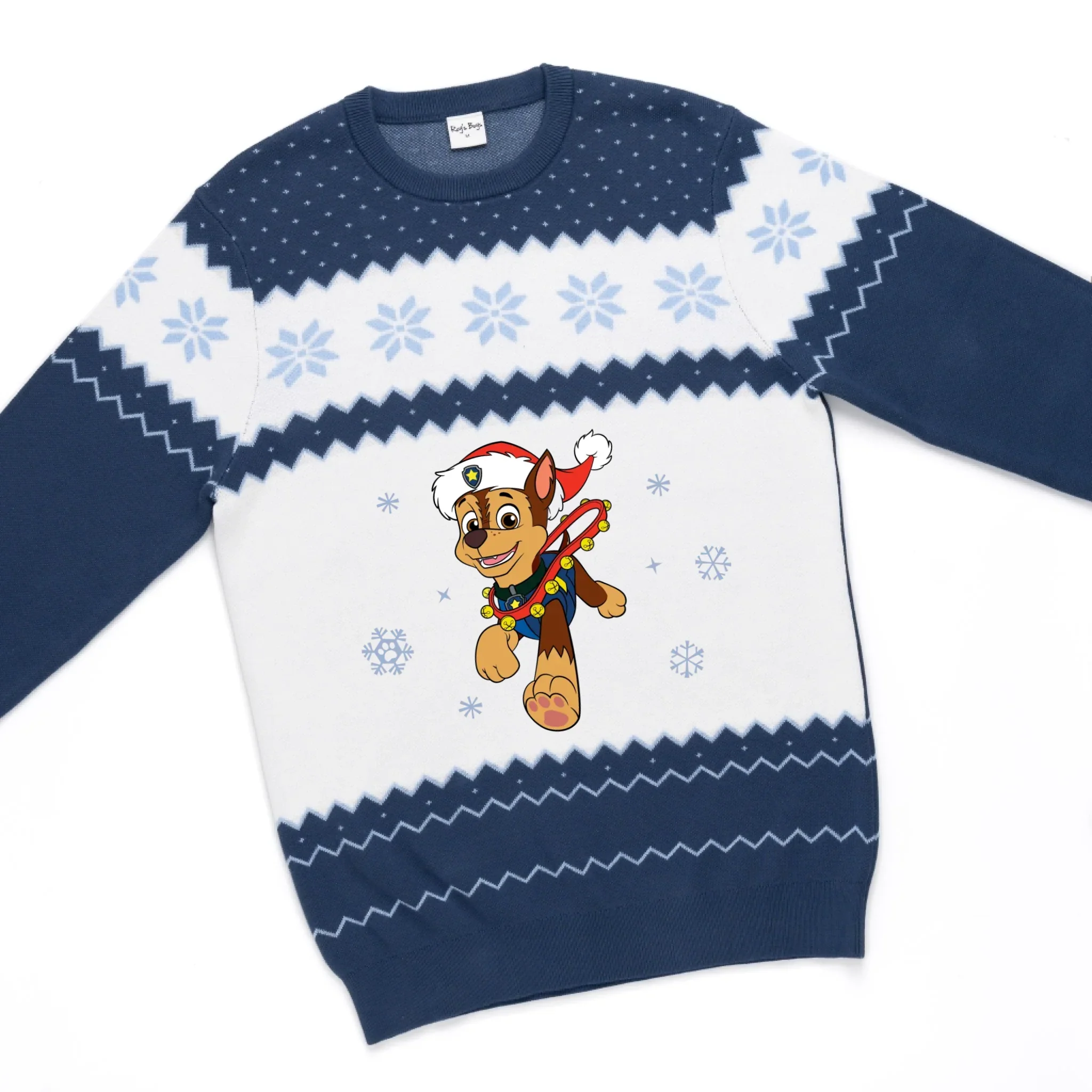 Personalised Paw Patrol Adults Knitted Christmas Jumper - Image 3