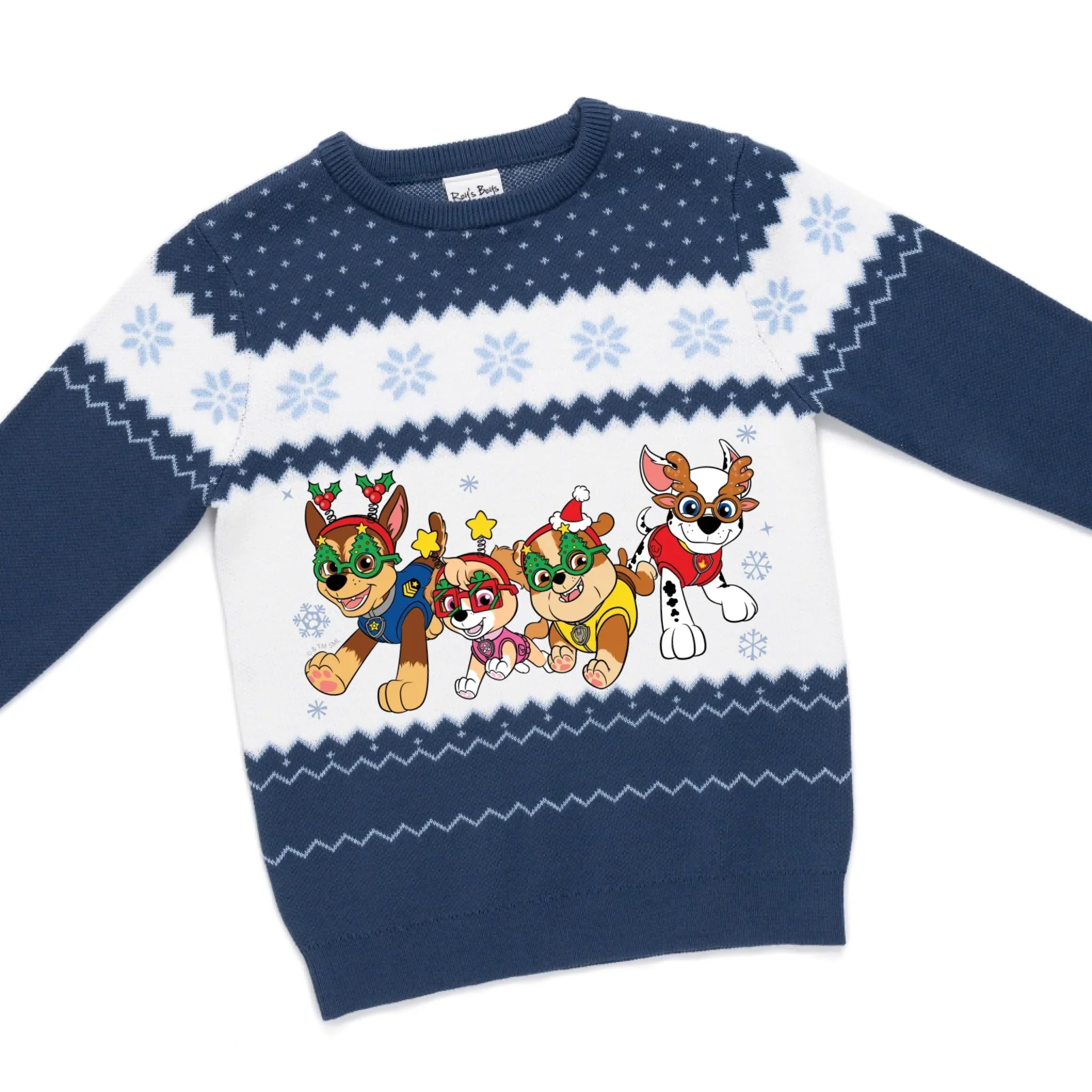 Personalised Paw Patrol Kids' Knitted Christmas Jumper - Image 15