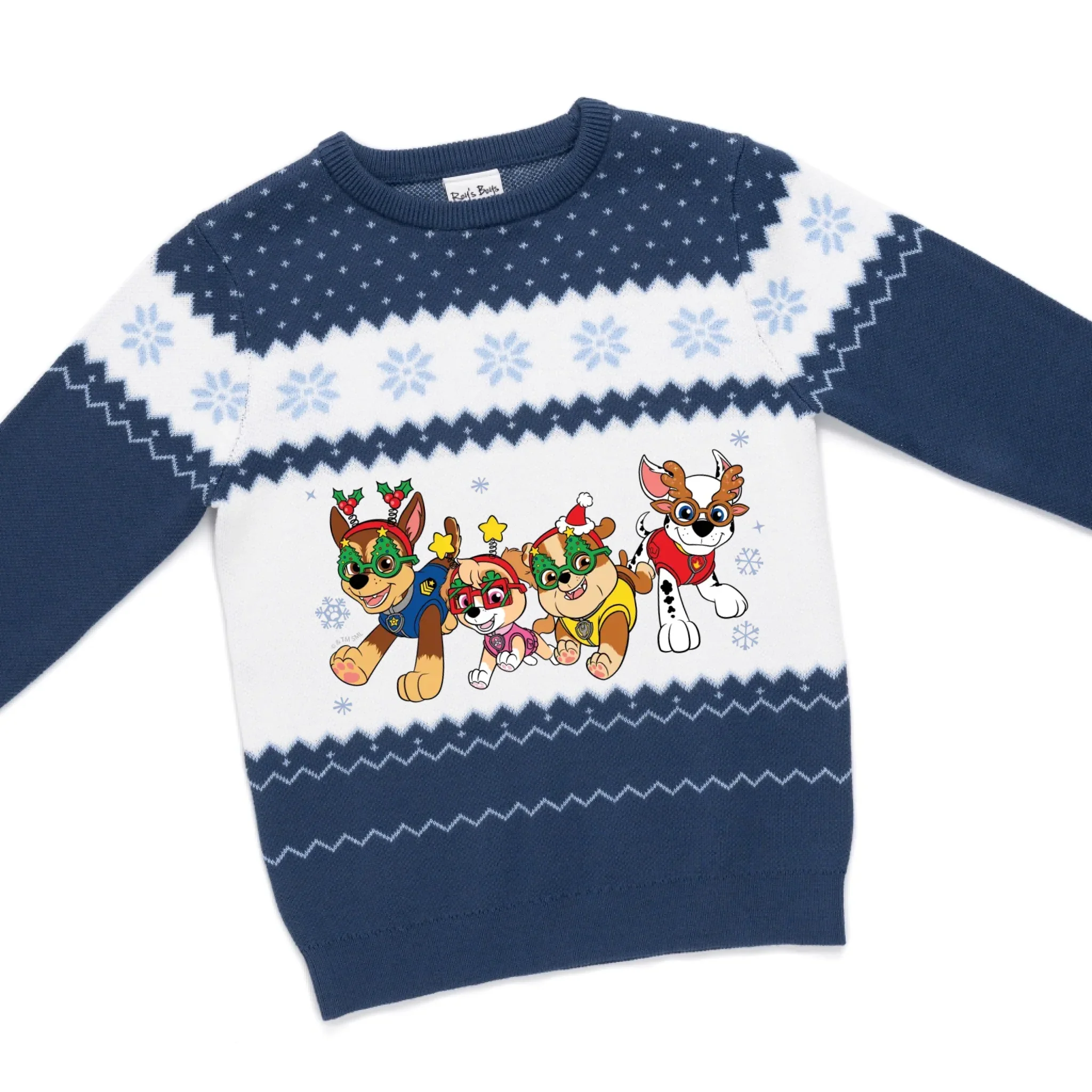 Personalised Paw Patrol Kids' Knitted Christmas Jumper - Image 19