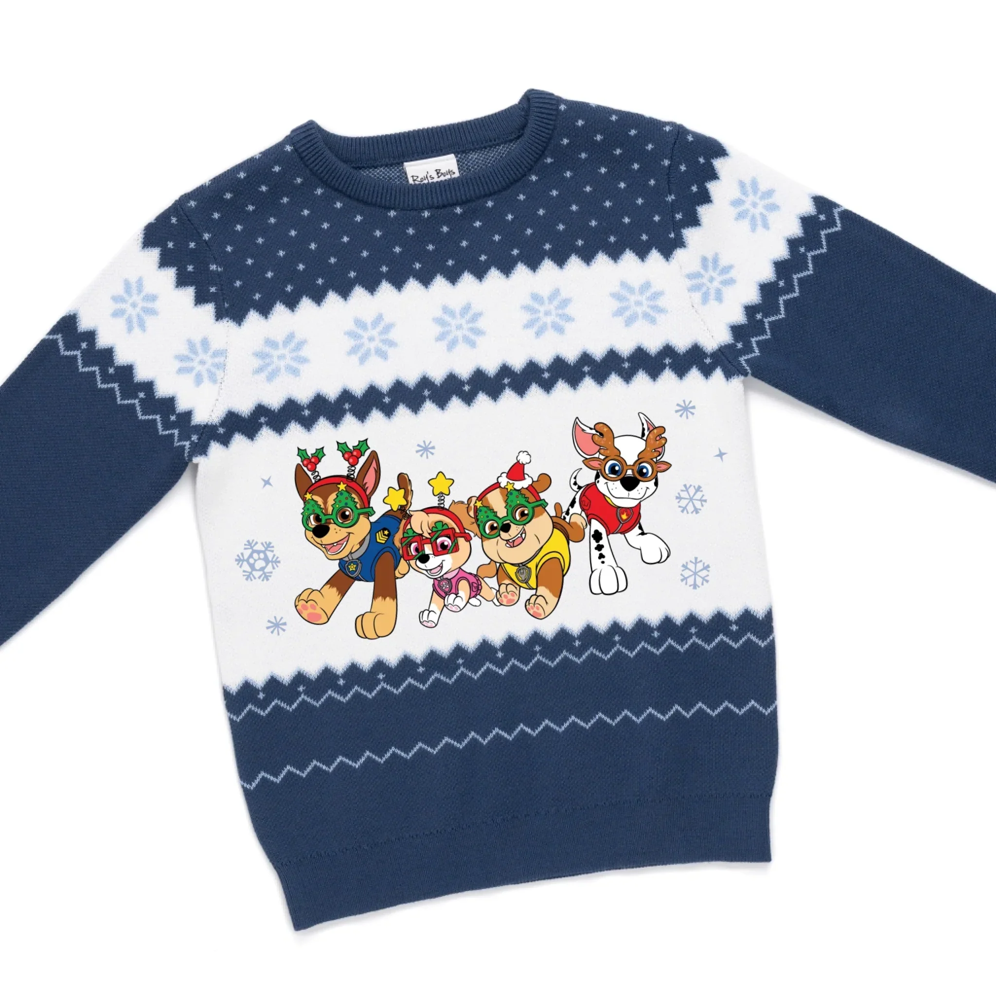 Personalised Paw Patrol Kids' Knitted Christmas Jumper - Image 3