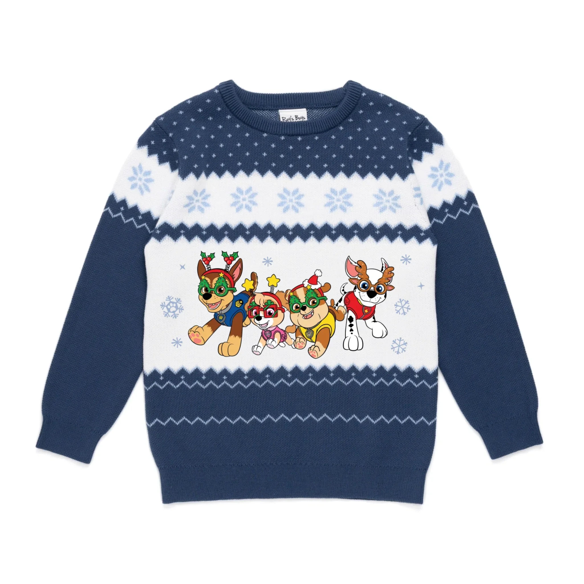 Personalised Paw Patrol Kids' Knitted Christmas Jumper - Image 6